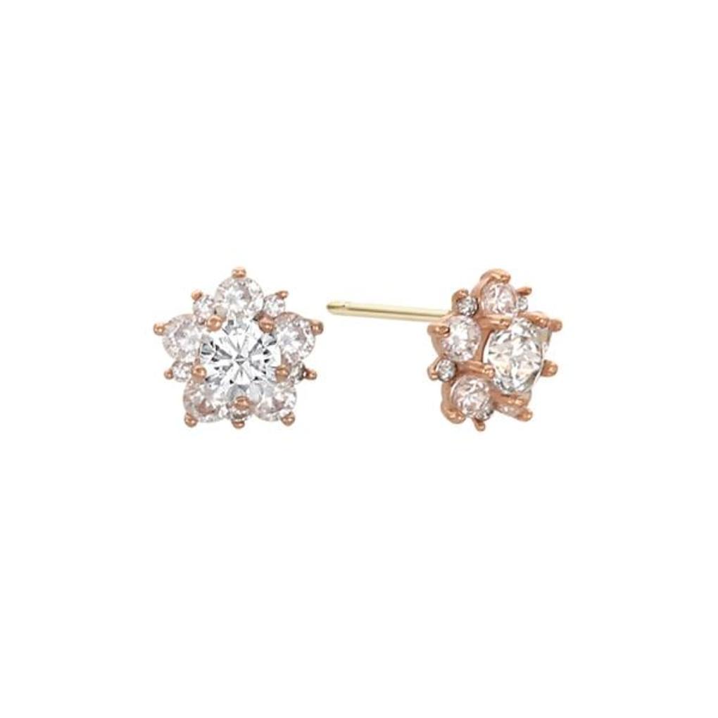 

LLOYD Snowflake Glitter Earrings LPFK2V02T 10k