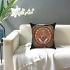 Masonic Symbols Square Pillow Case Cushions for Sofa 3rd Degree Mason Silver Jewel Master Custom Pillowcover Home Decor