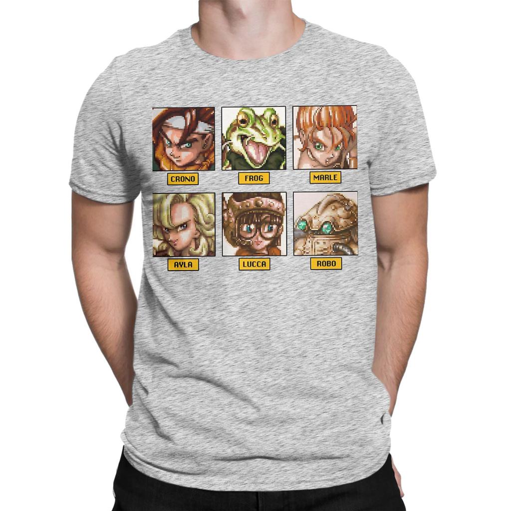Chrono Team Funny Graphic 100 Cotton Tshirt Chrono Trigger Tops Tees For Unisex