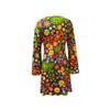 European & American Women's Retro Hippie Dress with Headscarf - Fresh & Sweet Festival Style