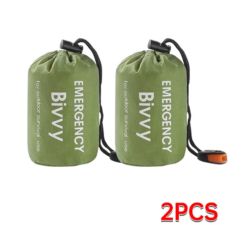Outdoor Emergency Sleeping Bag Portable Emergency Blanket Thermal Insulation Bag Waterproof and Lightweight Survival Equipment