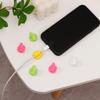 Thumb Hooks Mini Cable Organizer Silicone USB Management Clips Desktop Wire Manager Cord Holder for Earphone Mouse Bobbin Winder
