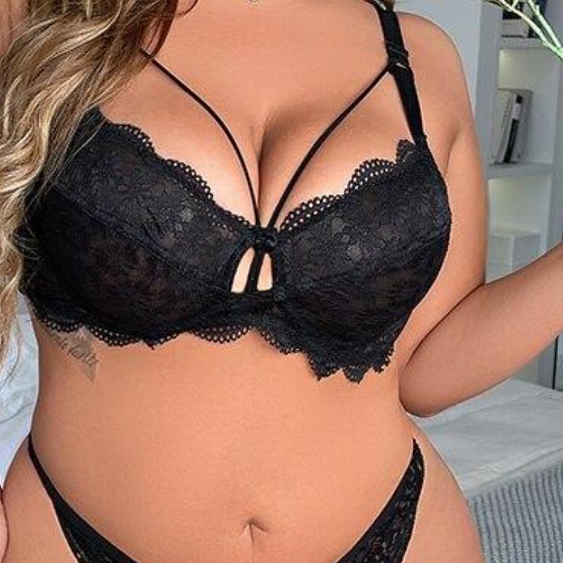 Sexy Women Underwear Plus Size Floral Lace Bras Super Thin Brassiere Female Bralette Bra