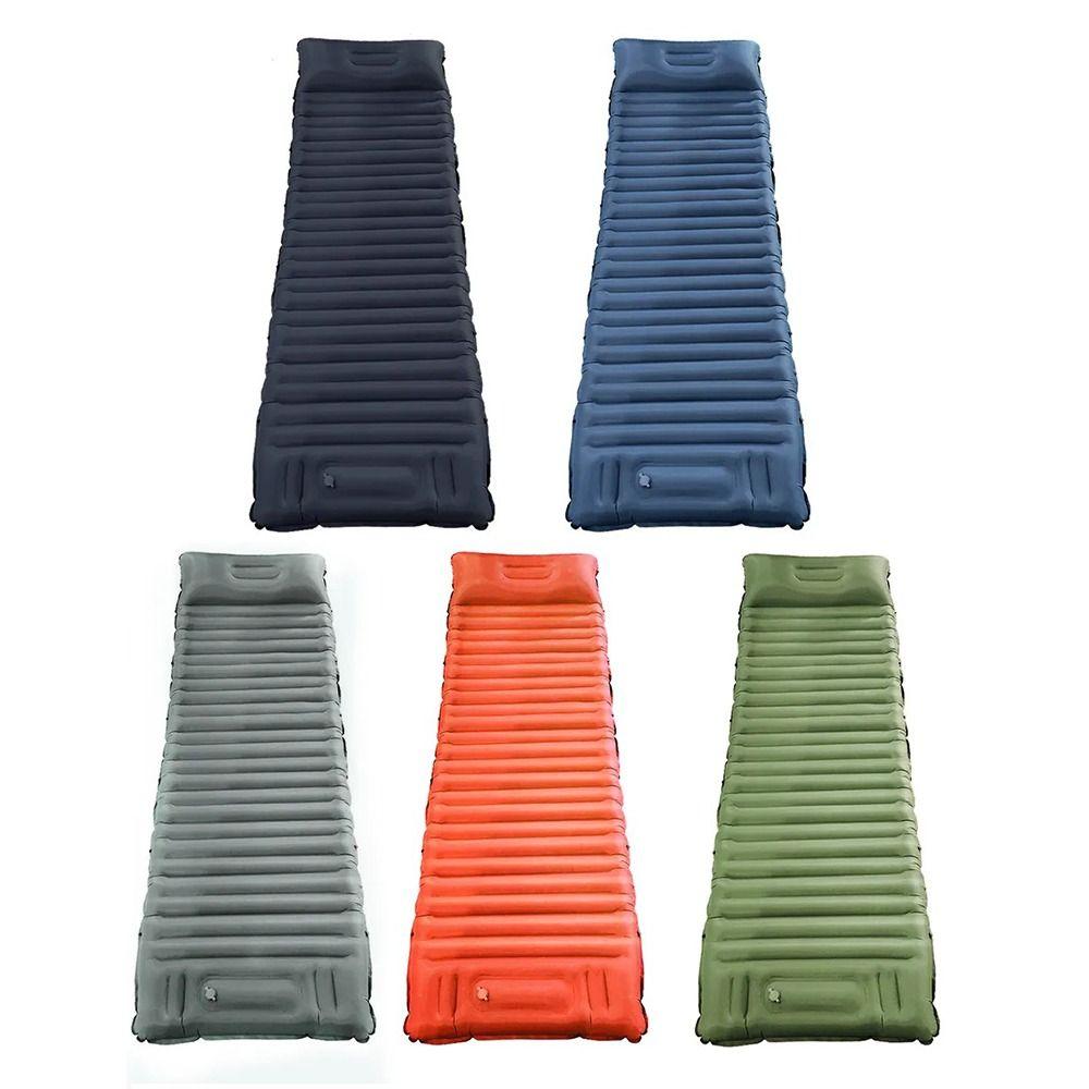 

Foldable Camping Sleeping Pad Thicken Folding Bed Mat Air Cushion Car зелёный