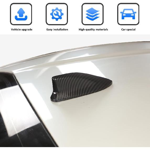 Carbon Fiber ABS Car Shark Fin Antenna Cover Roof Aerial for Subaru BRZ Toyota 86 2013-2021 Auto Cars Antenna Accessories