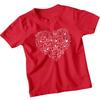Love Heart Design Childrens Kids T-Shirt Boys Girls Love Theme Art