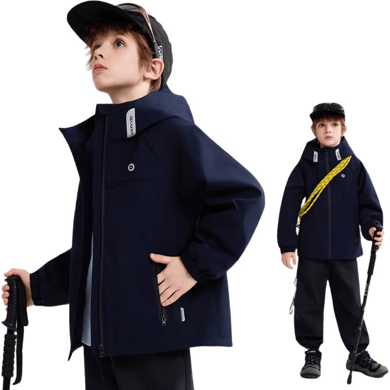ASK JUNIOR Boys  Waterproof Windproof Hooded Outdoor Jacket 170