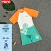 2025 New Boys' One-Piece Swimsuit: Quick-Drying, Sun Protection for Toddlers to Big Kids