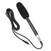 Generic XLR Shotgun Microphone for Video Recording Professional Cardioid Condenser Mini Microphone for TV News Reporters and Interviewers