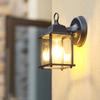 Modern Nordic Style Outdoor Waterproof Wall Mounted Lamps Iron Base with Aluminum Body Lampshade LED Light Source for Gates