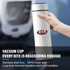 1pcs Car Smart Thermos Bottle With Temperature Display Coffee Cup Accessories For KIA K5 K9 Sorento Ceed Sportage Carnival Stinger Forte Niro Cadenza