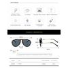 Men's and Women's Oversized Aviator Sunglasses Unisex Cycling and Driving Sunglasses with UV Protection 2026 Fashion Sunglasses
