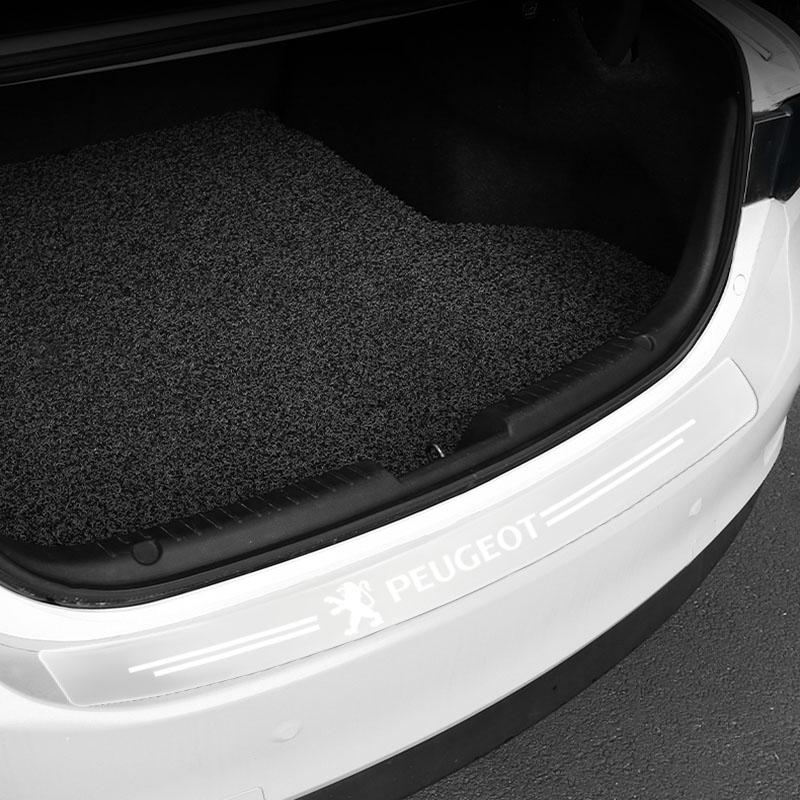 1Pcs Transparent Car Trunk Badge Protective Sticker Auto Goods For Peugeot 308 408 508 RCZ 208 3008 2008 206 207 108 406 407 408 206 207 208 306 307