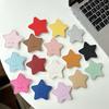Solid Color Leather Pentagram Mobile Phone Airbag Bracket Pasted Portable Desktop Folding Ring Bracket Simple Internet Celebrity