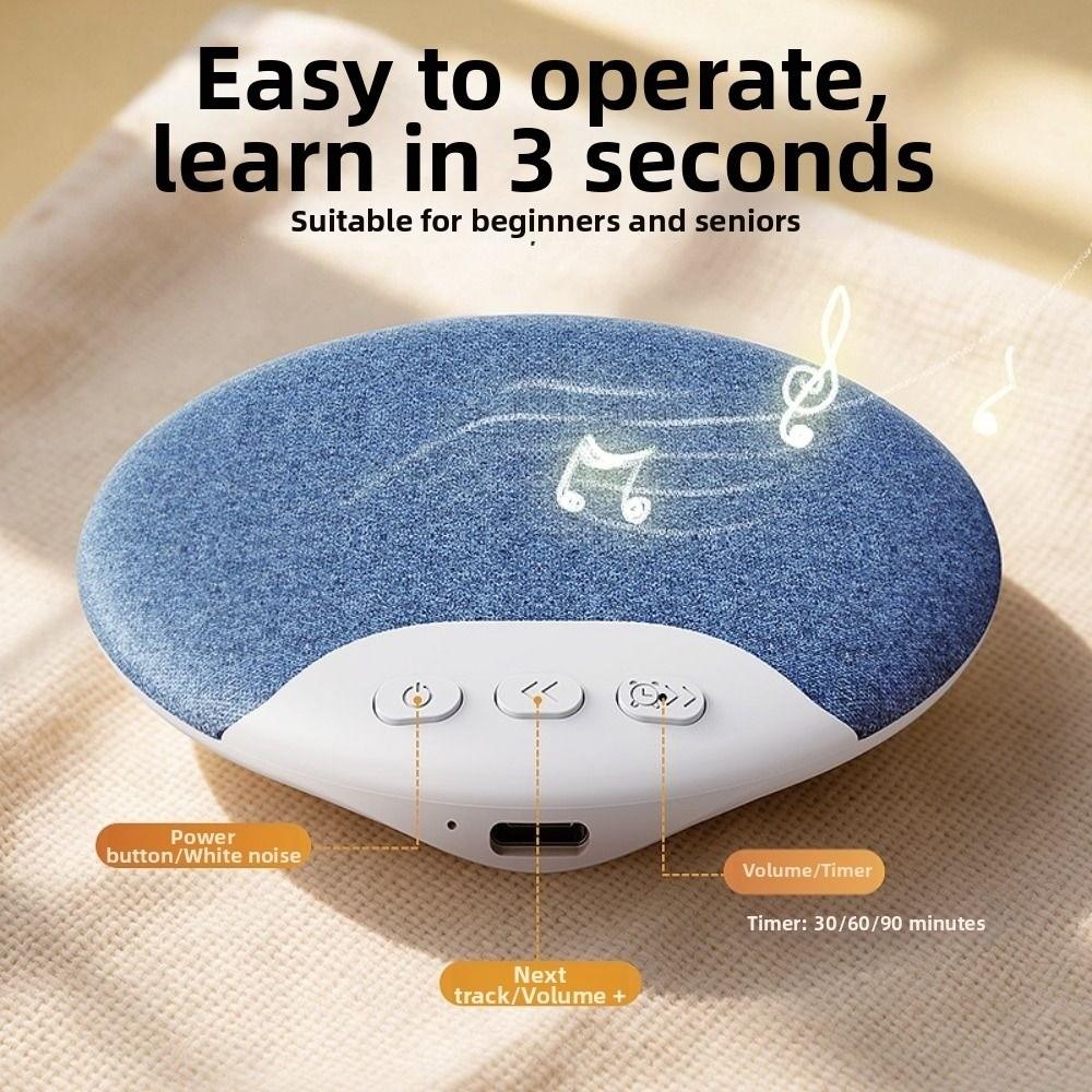 Bluetooth 5.4 White Noise Machine Sleep Aid Wireless Sleeping Speaker Deep Sleep Use