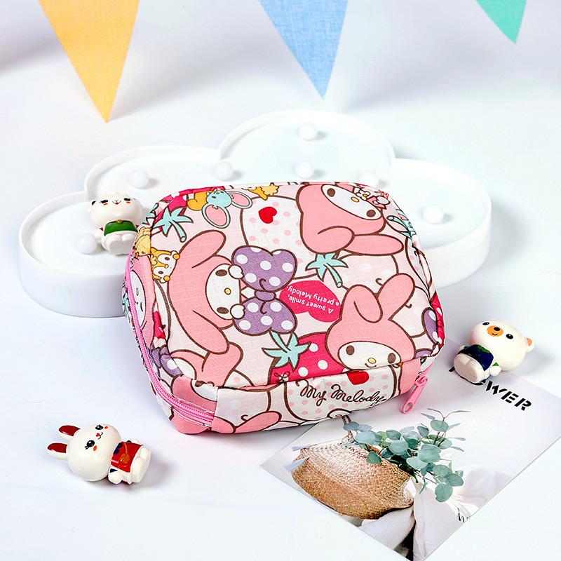 Waterproof Mouse Sanitary Pad Storage Bag For Travel Girls