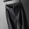 Summer Ultrathin Ice Silk Business Pants Men Elastic Waist Classic Work Casual Office Formal Trousers Plus Size 40