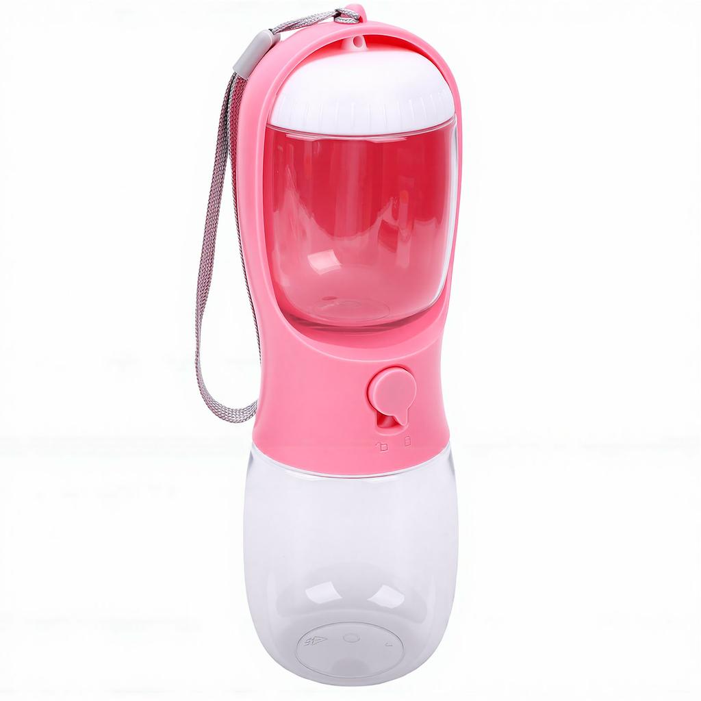 Dog Water Bottle with Food Container Portable Leak Proof Pet Water Bottle Travel Puppy Water Bowl Dog Gifts for Dogs