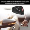 X AUTOHAUX Key Shell Case Keyless Entry Remote Key Fob Replacement Case for Jeep Compass 2007-2016 4 Buttons OHT692713AA M3N5WY72XX