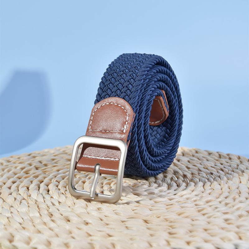 

Унисекс Модный Минималистичный Плетеный Ремень для Джинсов - Стильный Дизайн в Стиле Инс для Студентов и Военной Подготовки