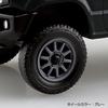 Aoshima Snap Kit No.09CU-BB Suzuki Jimny Custom Wheels (Bluish Black Pearl 3) 1/32 Scale Model Kit 24.5 cm x 6.5 cm x 17.5 cm