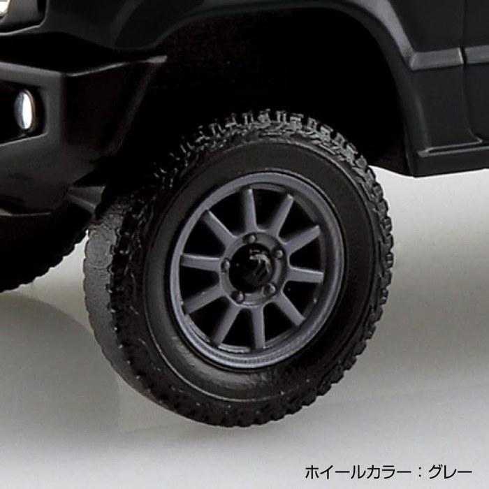 Aoshima Snap Kit No.09CU-BB Suzuki Jimny Custom Wheels (Bluish Black Pearl 3) 1/32 Scale Model Kit 24.5 cm x 6.5 cm x 17.5 cm