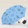 UV Protection Dual-Use Umbrella Automatic Folding Umbrella Lightweight Travel Rain Umbrella  Beach