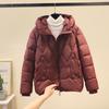 Women's Hooded Coat Ladies Winter Cotton Coat Thickened Warm Jacket