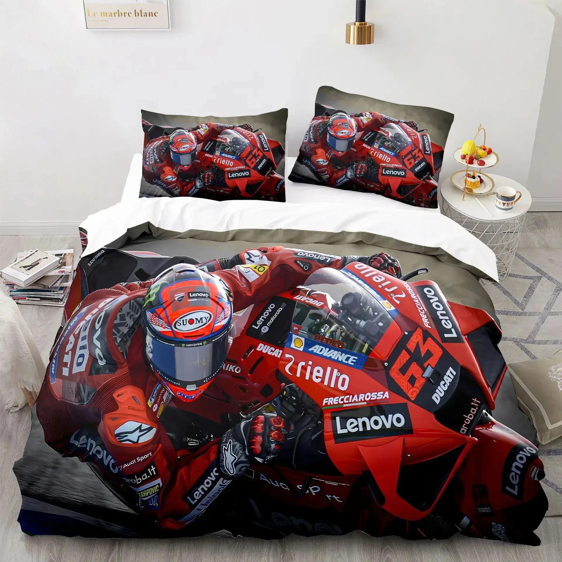 

3D Print Marc Marquez 93 Комплект постільної білизни Підодіяльник Постільний комплект Підодіяльник Наволочка Підодіяльник king Queen Size Постільна білизна для дорослих хлопчиків EU SuperKing 260x220