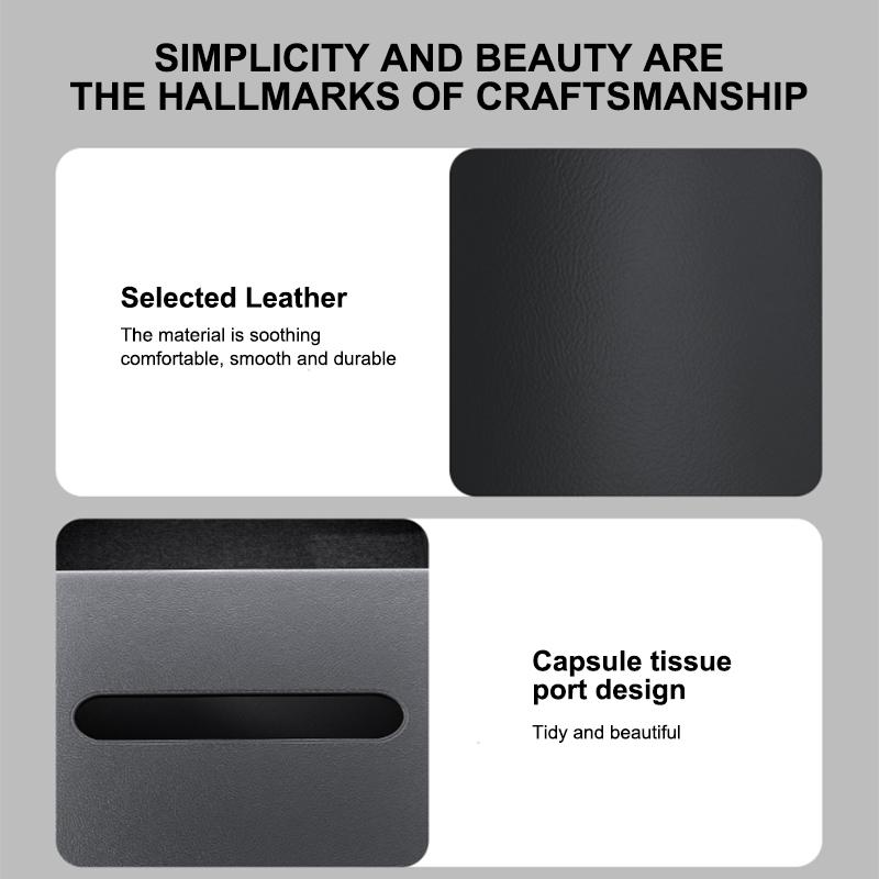 SEAMETAL Car Armrest Storage Box Auto Central Console Elbow Rest Case Multi-functional For Car Tissue Bottle Phone Holder Box