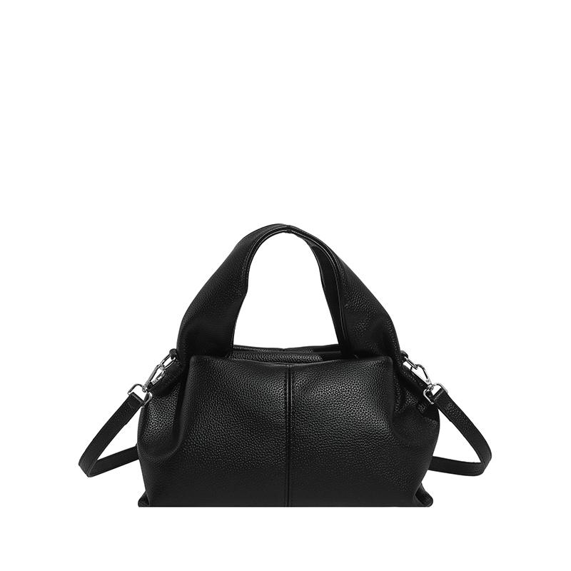 New PU Solid Color Zipper Temperament Crossbody Bags Waterproof Durable Women's Handbags Sense of Luxury Versatile Sweet Bags