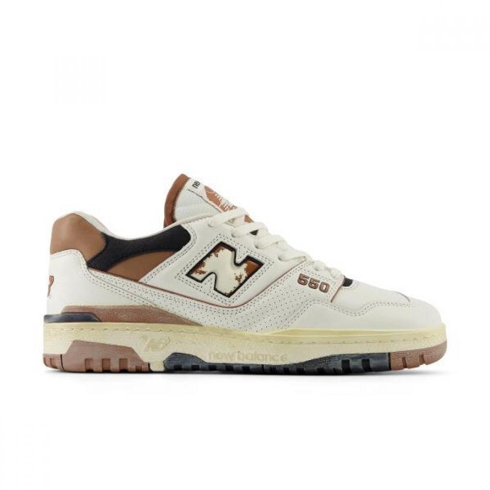

New Balance International Shipping 24ss Sneakers Bb550vgc Off White Brown 10