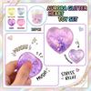 20 Pack Heart Shaped Stress Relief Toys Assorted Soft Squeeze Fidget Toys for Sensory Play and Hand Exercise
