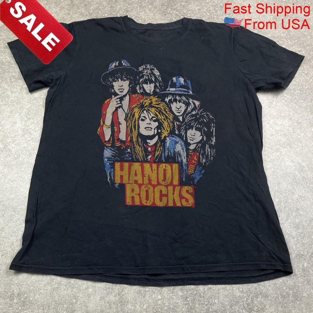New Hanoi Rocks band Gift For Fans Unisex S-5XL Shirt SG238 Unisex T-Shirt Graphic Tee XL