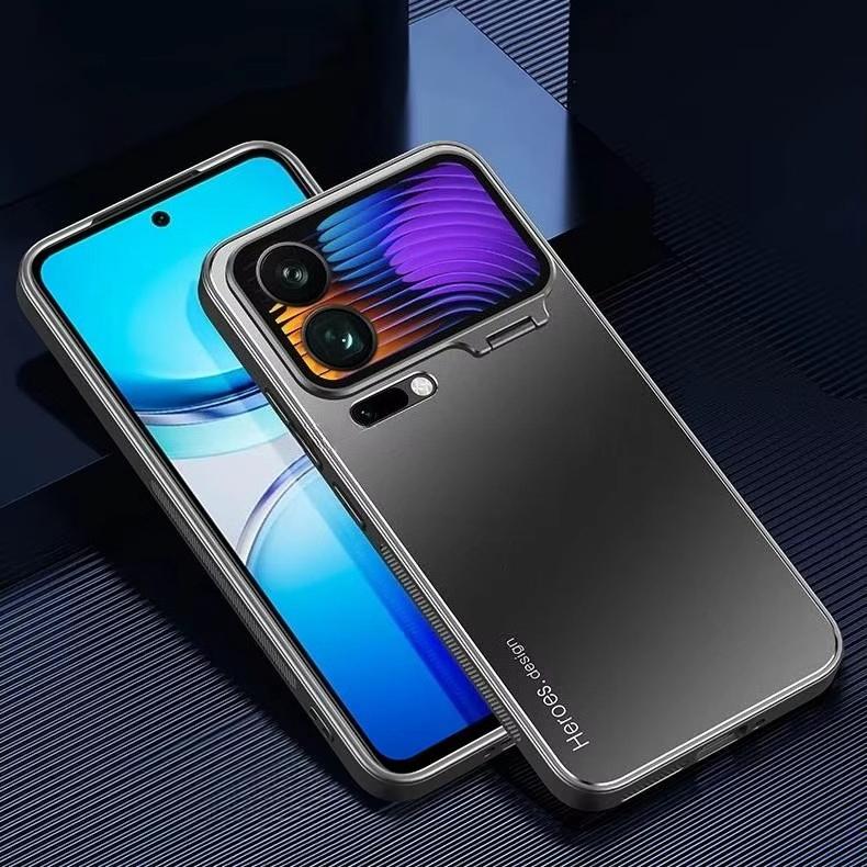 Advanced Matte Camera Lens Invisible Stand Phone Case For Xiaomi 17 Pro Max 17 Pro Dustproof Car Magnetic Hard Back Protect Case