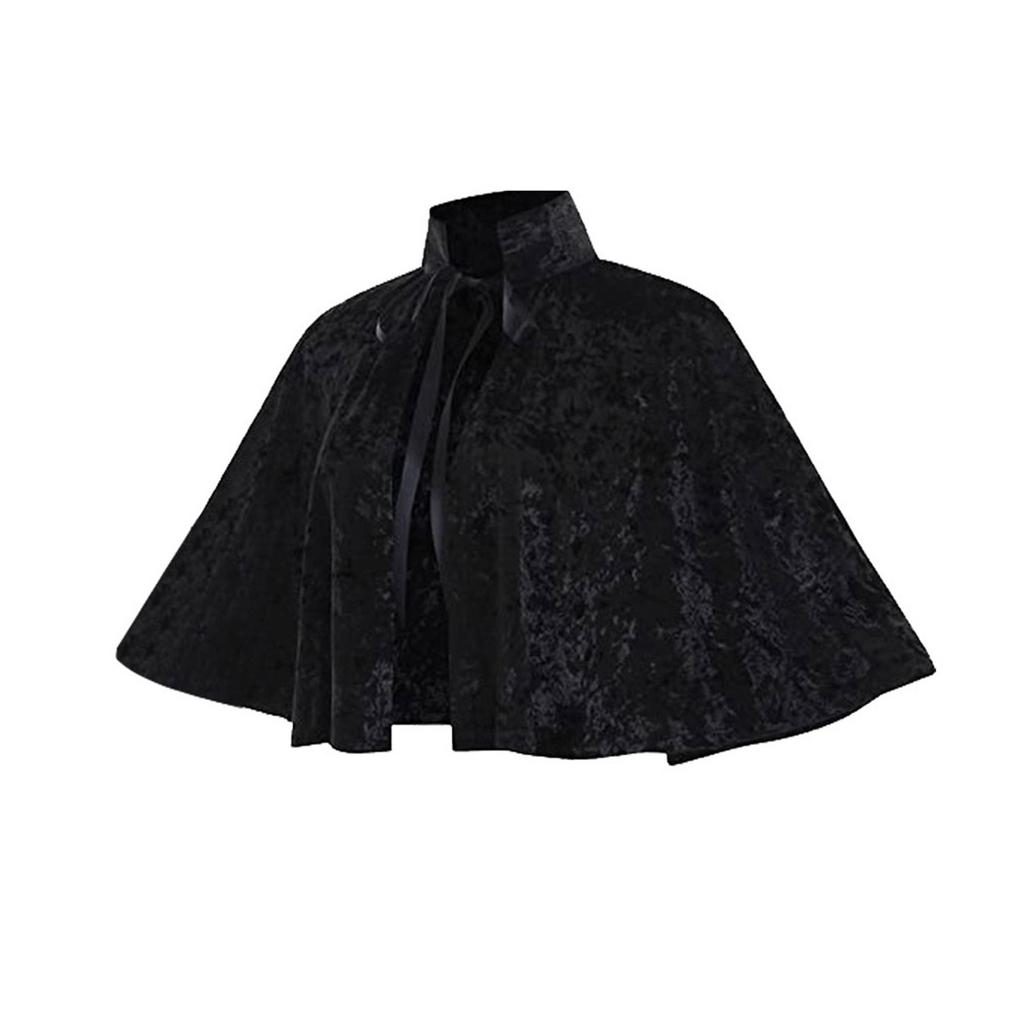 Dámská šála Dámská sametová pelerína Zábaly Kostým Gotický plášť na párty