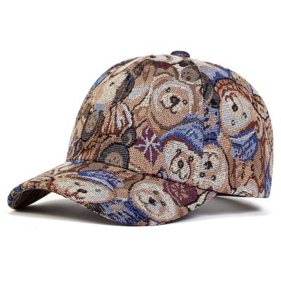 Children Panda Print Cotton Baseball Hat Boys and Girls Outdoor Travel Hats Leisure Sports Golf Cap Sunscreen Caps