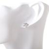 Korean Zirconia Bow Stud Earrings – Fresh Sweet Rhinestone Inlaid Cuff