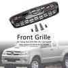 GR Stil Frontstoßstangengrill Gitter Passend für Toyota Hilux N70 2005-2011 mit LED