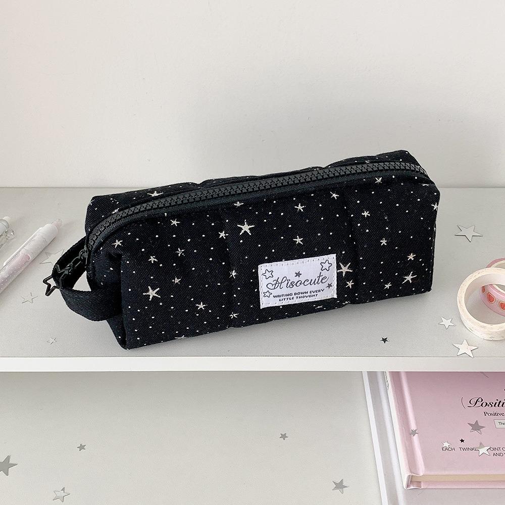 Portable Pencil Case Large Capacity Pencil Pouch Cute Pen Bag School Office Supplies