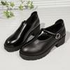 Spring and Autumn New Platform Small Leather Shoes Casual Single Shoes Women's Breathable External Shoes