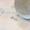 Bow Earrings with Zircon Sweet Japanese and Korean Style Earrings