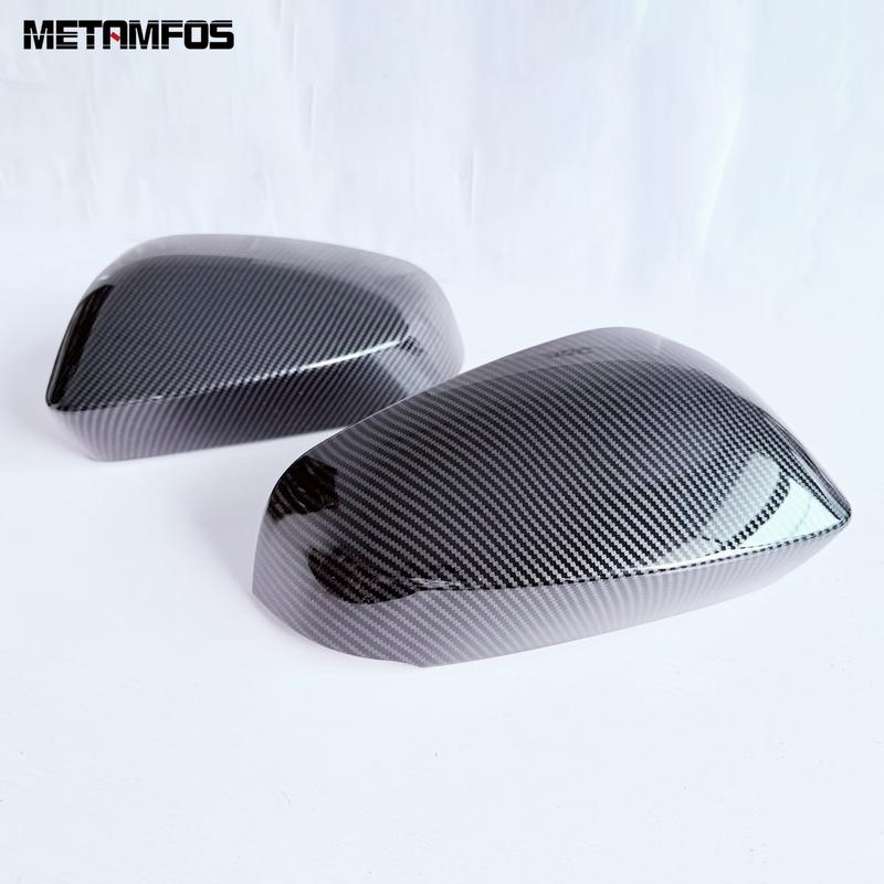 For Toyota Noah VOXY 90   2024 2025 2026 Carbon Fiber Rearview Side Door Mirror Cover Trim Protection Cap Accessories