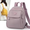 Women's Backpack Solid Color Schoolbag Nylon Travel Bag Shell Backpack
