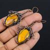 Mookaite Earrings Gemstone Jewelry, 999 Copper Wire Wrapped Earrings, Handmade Beautiful Jewelry Earrings