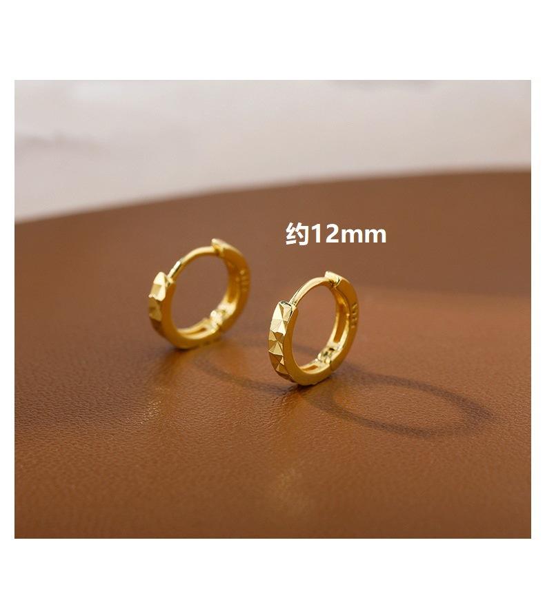 

Starflower Earrings for Women Simple Hoop Ear Cuffs Versatile Personality High-End Niche Accessories