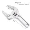 Compact Adjustable Wrench - Large Jaw Opening&Strong Grip, Aluminum Multitool for Bathroom Plumbing Repair, DIY Home Maintenance