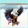 Unique 2d American Bald Eagle Independence Day Car Hanging Ornament Acrylic Dcor