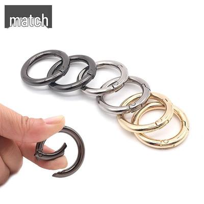 Spring Coil Jewelry Clasp & Jump Ring Adjustment Buckle - Metal Hardware Accessories for Women's Bags