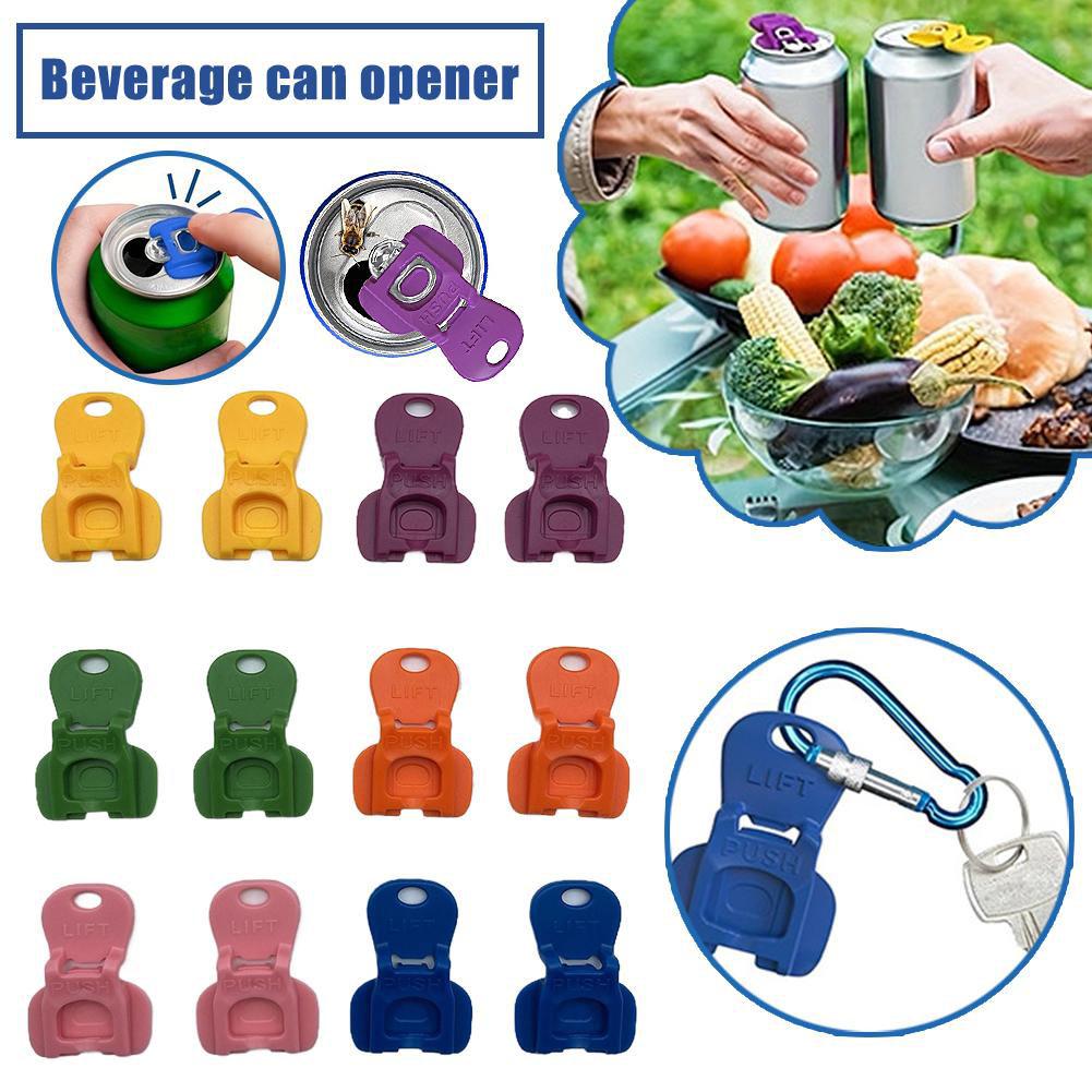 Colorful Drink Can Protector Cap Can Opener For Soda, Beverage Beer, Bugs From Accessories BBQ, C9A2
